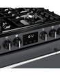 Belling MRA FARMHOUSE 60cm Dual Fuel Cooker with Double Oven - Anthracite
