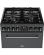 Belling MRA FARMHOUSE 60cm Dual Fuel Cooker with Double Oven - Anthracite