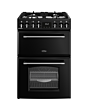 Belling MRA FARMHOUSE 60cm Dual Fuel Cooker with Double Oven - Black