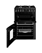 Belling MRA FARMHOUSE 60cm Dual Fuel Cooker with Double Oven - Black