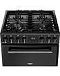 Belling MRA FARMHOUSE 60cm Dual Fuel Cooker with Double Oven - Black