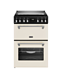 Stoves DX MRA RICH 60DF 60cm Dual Fuel Cooker with Double Oven - Cream
