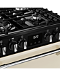 Stoves DX MRA RICH 60DF 60cm Dual Fuel Cooker with Double Oven - Cream