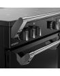 Stoves RCA RICH 100Ei TCH 100cm Richmond Electric Induction Touch Range Cooker - Black
