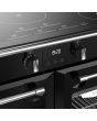Stoves RCA RICH 100Ei TCH 100cm Richmond Electric Induction Touch Range Cooker - Black