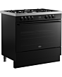 Belling RCA VISION SGL 90DF 90cm Dual Fuel Range Cooker - Black