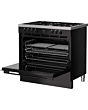 Belling RCA VISION SGL 90DF 90cm Dual Fuel Range Cooker - Black