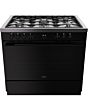 Belling RCA VISION SGL 90DF 90cm Dual Fuel Range Cooker - Black