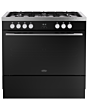 Belling RCA VISION SGL 90DF 90cm Dual Fuel Range Cooker - Black & Silver Steel
