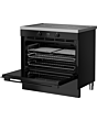 Belling RCA VISION SGL 90Ei 90cm Electric Induction Range Cooker - Black