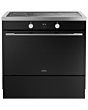 Belling RCA VISION SGL 90Ei 90cm Electric Induction Range Cooker - Black & Silver Steel