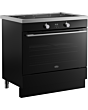 Belling RCA VISION SGL 90Ei 90cm Electric Induction Range Cooker - Black & Silver Steel