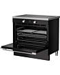 Belling RCA VISION SGL 90Ei 90cm Electric Induction Range Cooker - Black & Silver Steel