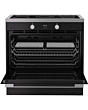 Belling RCA VISION SGL 90Ei 90cm Electric Induction Range Cooker - Black & Silver Steel