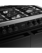 Belling RCA VISION TWIN 90DF 90cm Dual Fuel Range Cooker - Black