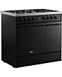 Belling RCA VISION TWIN 90DF 90cm Dual Fuel Range Cooker - Black
