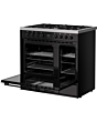 Belling RCA VISION TWIN 90DF 90cm Dual Fuel Range Cooker - Black