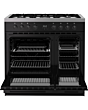 Belling RCA VISION TWIN 90DF 90cm Dual Fuel Range Cooker - Black