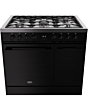 Belling RCA VISION TWIN 90DF 90cm Dual Fuel Range Cooker - Black