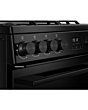Belling FSA VISION 60DF 60cm Dual Fuel Cooker with Double Oven - Black