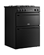 Belling FSA VISION 60DF 60cm Dual Fuel Cooker with Double Oven - Black