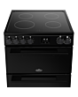 Belling FSA VISION 60E 60cm Electric Ceramic Cooker with Double Oven - Black