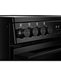 Belling FSA VISION SGL 60Ei 60cm Electric Induction Cooker with Single Oven - Black