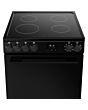 Belling FSA VISION SGL 60Ei 60cm Electric Induction Cooker with Single Oven - Black