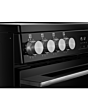 Belling FSA VISION SGL 60Ei 60cm Electric Induction Cooker with Single Oven - Black & Silver Steel