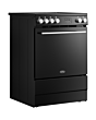 Belling FSA VISION SGL 60Ei 60cm Electric Induction Cooker with Single Oven - Black & Silver Steel