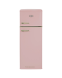 CDA Betty Tea Rose Retro 55cm Freestanding Top Mount Fridge Freezer
