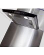 CDA CSB62CSS Curved Metal Splashback