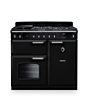 Rangemaster CL100DFPGBL/CM1 Classic 100 Dual Fuel Range Cooker - Gloss Black - A Rated