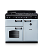Rangemaster CL100DFPMSB/CM1 Classic 100 Dual Fuel Range Cooker - Misty Blue - A Rated