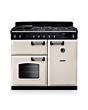 Rangemaster CL100DFPPCR/CM1 Classic 100 Dual Fuel Range Cooker - Pale Cream - A Rated