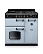 Rangemaster CL90DFPMSB/CM1 Classic 90 Dual Fuel Range Cooker - Misty Blue - A Rated