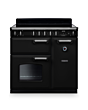 Rangemaster CL90EIPGBL/CM1 Classic 90 Induction Range Cooker - Gloss Black - A Rated