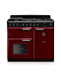 Rangemaster CLDL100DFPBOR/CM1 Classic Deluxe 100 Dual Fuel Range Cooker - Bordeaux - A Rated