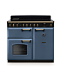 Rangemaster CLDL100EIPSTB/AB1 Classic Deluxe 100 Induction Range Cooker - Stone Blue - A Rated