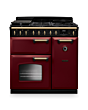 Rangemaster CLDL90DFPBOR/AB1 Classic Deluxe 90 Dual Fuel Range Cooker - Bordeaux - A Rated