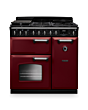 Rangemaster CLDL90DFPBOR/CM1 Classic Deluxe 90 Dual Fuel Range Cooker - Bordeaux - A Rated