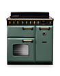Rangemaster CLDL90EIPMGR/AB1 Classic Deluxe 90 Induction Range Cooker - Mineral Green - A Rated