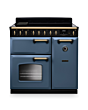 Rangemaster CLDL90EIPSTB/AB1 Classic Deluxe 90 Induction Range Cooker - Stone Blue - A Rated