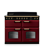 Rangemaster CLDLB110EIPBOR/AB1 Classic Deluxe 110 Induction Range Cooker - Bordeaux - A Rated
