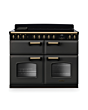 Rangemaster CLDLB110EIPSLT/AB1 Classic Deluxe 110 Induction Range Cooker - Slate - A Rated