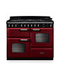 Rangemaster CLDLO110DFPBOR/CM1 Classic Deluxe 110 Dual Fuel Range Cooker - Bordeaux - A Rated