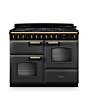 Rangemaster CLDLO110DFPSLT/AB1 Classic Deluxe 110 Dual Fuel Range Cooker - Slate - A Rated