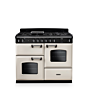Rangemaster CLO110DFPPCR/CM1 Classic 110 Dual Fuel Range Cooker - Pale Cream - A Rated