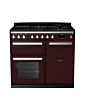 Rangemaster ESDL100DFPBOR/CM1 Estel Deluxe 100 Dual Fuel Range Cooker - Bordeaux - A Rated