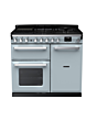 Rangemaster ESDL100DFPMSB/CM1 Estel Deluxe 100 Dual Fuel Range Cooker - Misty Blue - A Rated